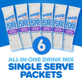 IHOP Chocolate Chocolate Chip Iced Latte with Cold Foam Instant Coffee Beverage Mix (6 Packets)